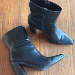 Steve Madden Black Heeled Boots
